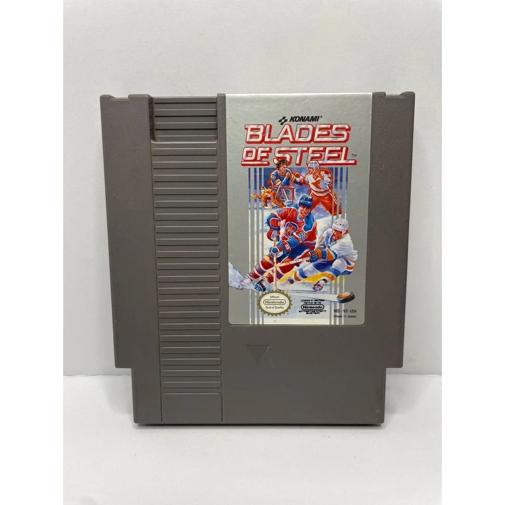 Blades of Steel Nintendo NES Konami 1988 Hockey Video Game Cartridge NES-VS-USA